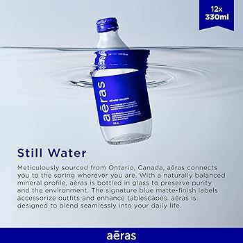 Aeras Premium Still Water (Glass) (12x330ml)