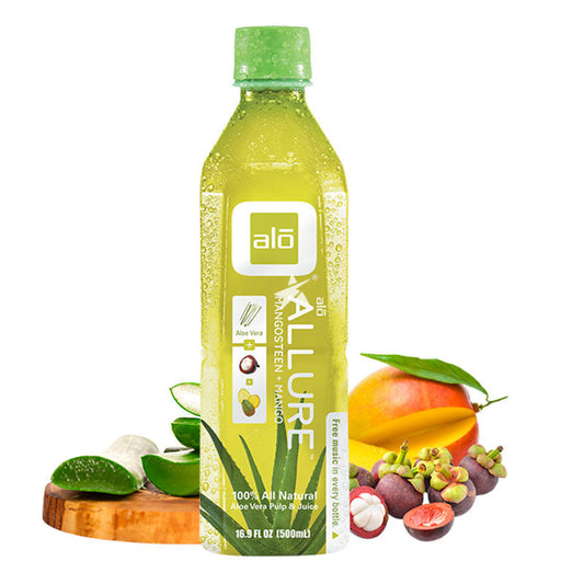 Alo Allure Mangousteen Mango Juice (Gluten Free) (12-500 mL) (jit)