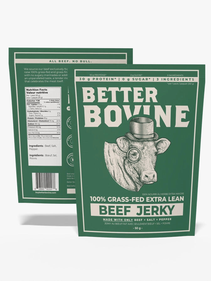 100% Grassfed Extra Lean Beef Jerky