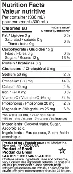 Vita Coco - Coconut Water (12 x 330ml)