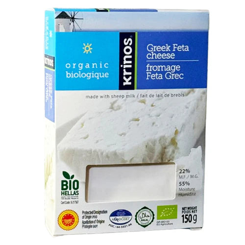KRINOS – Organic Greek Feta Cheese (150g)