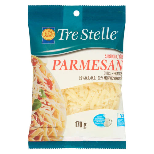 TRE STELLE – Shredded Parmesan (170g)