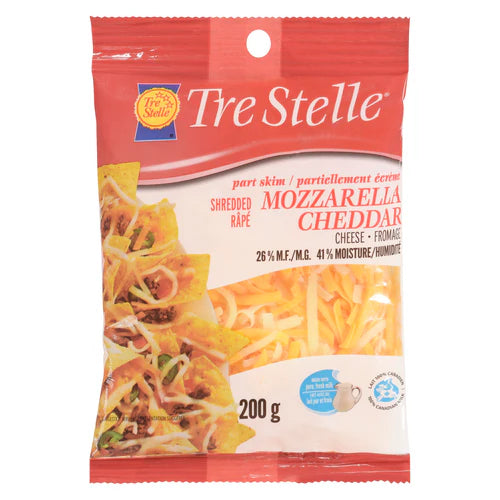 TRE STELLE – Shred Mozzarella Cheddar (200g)