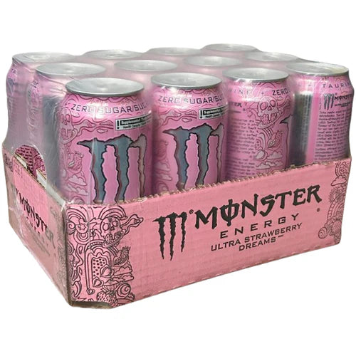 MONSTER – Energy Ultra Strawberry (12 x 473 ml)
