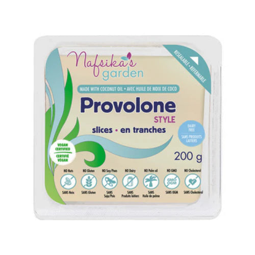 NAFSIKA’S GARDEN – Vegan Provolone Style Slices (200g)