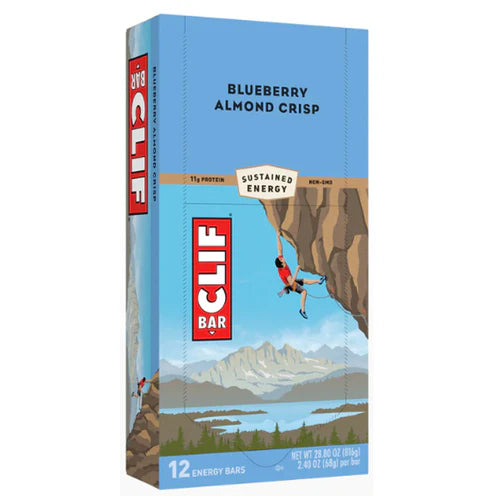 CLIF BAR – Blueberry Almond Crisp (12 x 68 g)