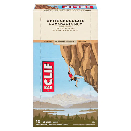 CLIF BAR – White Chocolate Macadamia (12 x 68 g)
