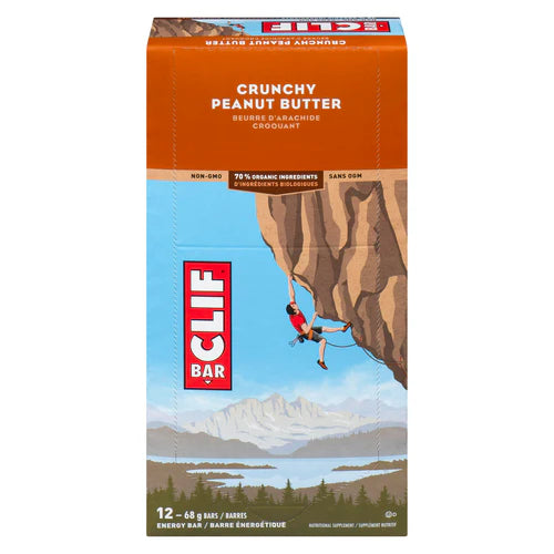 CLIF BAR – Crunchy Peanut Butter (12 x 68 g)