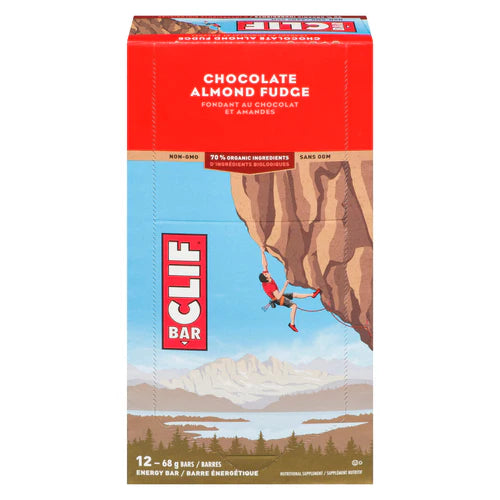CLIF BAR – Chocolate Almond Fudge (12 x 68 g)