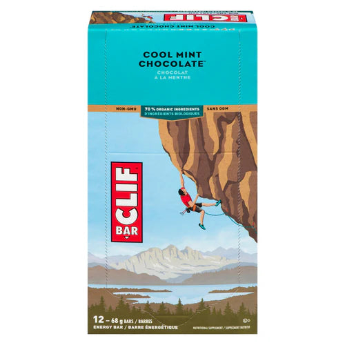 CLIF BAR – Cool Mint Chocolate Energy (12 x 68 g)