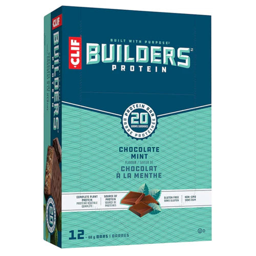 CLIF BUILDER’S – Protein Chocolate Mint (12 x 68 g)