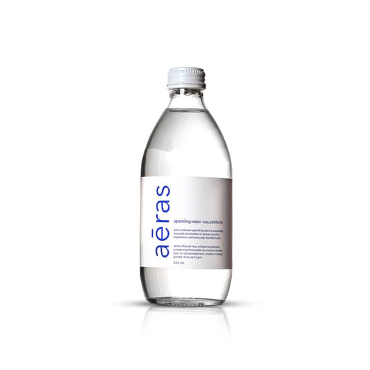 Aeras Premium Sparkling Water (Glass) (12x330ml)