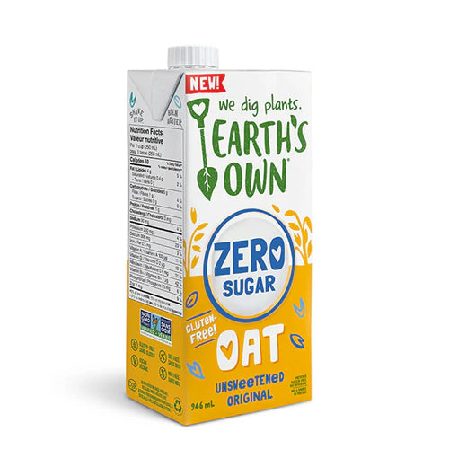 EARTH'S OWN - Oat Zero Sugar (12x946 mL)