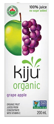 Kiju Organic – Apple Grape Juice (32x200ml)