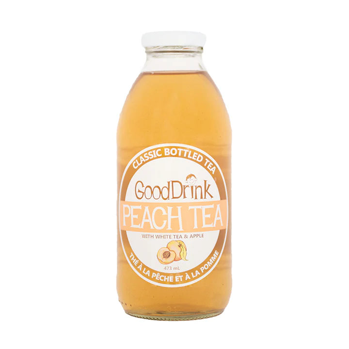 GoodDrink – Peach Tea with White Tea & Apple (12x473ml)