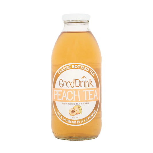 GoodDrink – Peach Tea with White Tea & Apple (12x473ml)