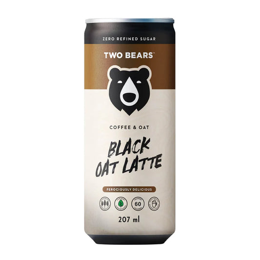 Frothed Black Oat Milk Latte (6x207ml)