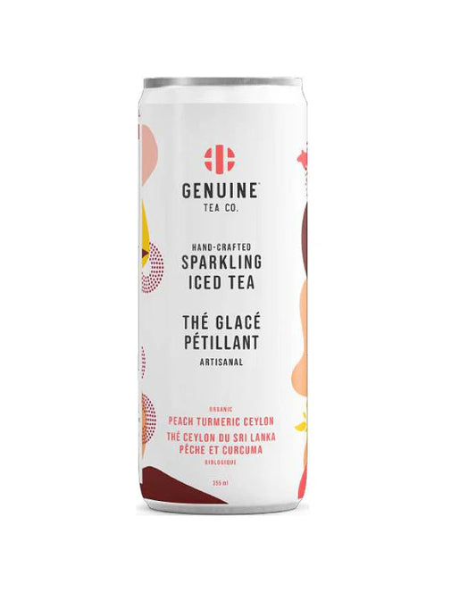Organic Peach Turmeric Sparkling Tea (24x355ml)