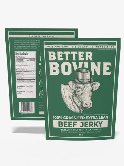 100% Grassfed Extra Lean Beef Jerky